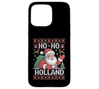 Ho Ho Holland Santa Claus Xmas Netherlands Ugly Christmas Custodia per iPhone 15 Pro Max
