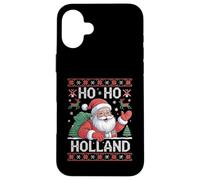 Ho Ho Holland Santa Claus Xmas Netherlands Ugly Christmas Custodia per iPhone 16 Plus