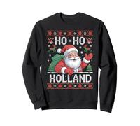 Ho Ho Holland Santa Claus Xmas Netherlands Ugly Christmas Felpa