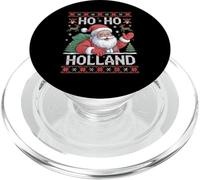 Ho Ho Holland Santa Claus Xmas Netherlands Ugly Christmas PopSockets PopGrip per MagSafe