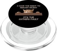 Ho il diritto di rimanere in silenzio per gli amanti dei gatti PopSockets PopGrip per MagSafe