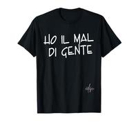 Ho Il Mal di Gente | Marca dolceSenso Urban Testo Bianco Maglietta