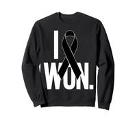 Ho Indossato la consapevolezza del Melanoma del Nastro Nero Felpa