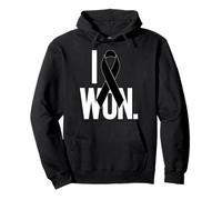 Ho Indossato la consapevolezza del Melanoma del Nastro Nero Felpa con Cappuccio