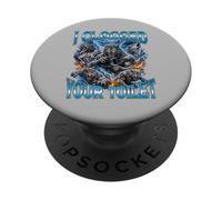 Ho intasato il tuo bagno Divertente lupo mannaro Bootleg PopSockets PopGrip Adesivo