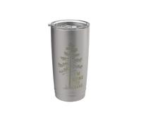 Ho intenzione di lasciare albero escursionismo natura foresta campeggio escursionista Bicchiere termico in acciaio inox doppia parete