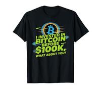 Ho investito in bitcoin prima di 100k, criptovalute bitcoin HODL Maglietta