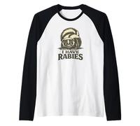 Ho la Rabbia Skunk Funny Rabid Puzzola Ho la Rabbia Maglia con Maniche Raglan