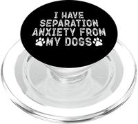 Ho l'ansia da separazione dai miei cani Funny Dog Lover PopSockets PopGrip per MagSafe
