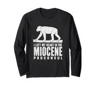 Ho Lasciato Il Mio Cuore nel Miocene Proconsole Fossil Ape Science Maglia a Manica