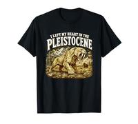 Ho Lasciato Il Mio Cuore nel Pleistocene Smilodon Sabertooth Maglietta