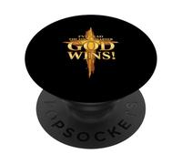 Ho letto il capitolo finale che Dio vince la fede cristiana PopSockets PopGrip Adesivo