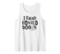 Ho Letto Libri vietati Biblioteca Divertente Bookish Ransom Note Reader Canotta