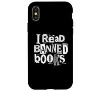 Ho letto libri vietati Biblioteca divertente Bookish Ransom Note Reader Custodia per iPhone X/XS