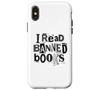 Ho letto libri vietati Biblioteca divertente Bookish Ransom Note Reader Custodia per iPhone X/XS