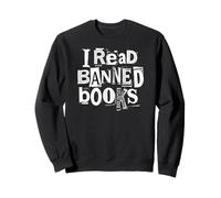 Ho Letto Libri vietati Biblioteca Divertente Bookish Ransom Note Reader Felpa