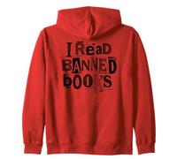 Ho Letto Libri vietati Biblioteca Divertente Bookish Ransom Note Reader Felpa con Cappuccio