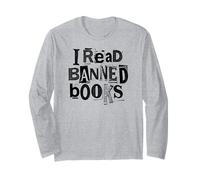 Ho Letto Libri vietati Biblioteca Divertente Bookish Ransom Note Reader Maglia a Manica