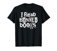 Ho Letto Libri vietati Biblioteca Divertente Bookish Ransom Note Reader Maglietta