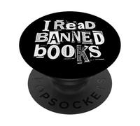 Ho letto libri vietati Biblioteca divertente Bookish Ransom Note Reader PopSockets PopGrip Adesivo