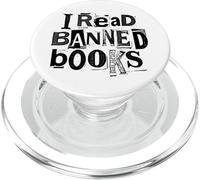 Ho letto libri vietati Biblioteca divertente Bookish Ransom Note Reader PopSockets PopGrip per MagSafe