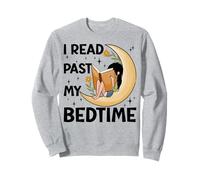 Ho letto oltre l'ora di andare a letto - Book Lovers Reader Reading Bookworm Felpa