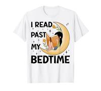 Ho letto oltre l'ora di andare a letto - Book Lovers Reader Reading Bookworm Maglietta