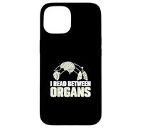 Ho letto tra gli organi Scienza mortuaria divertente Una tecnologia per l'autopsia Custodia per iPhone 15