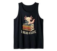 Ho Letto Un Sacco Carino Axolotl Book Lover Gioco di Parole Canotta