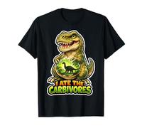 Ho Mangiato i carbivori Dino Keto Humor Maglietta