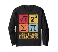 Ho Mangiato Un po 'di Torta ed è Stato Delizioso Divertente PI Day Math Pun Maglia a Manica