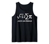 Ho mangiato un po 'di torta ed era deliziosa divertente Pi Day Math Canotta
