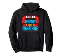 Ho menzionato I Ran A Marathon Funny Running Runner Felpa con Cappuccio