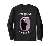 Ho Messo Il Divertimento in Fun-ERAL (Dichiarazione Umoristica Nera e Grafica) Maglia a Manica