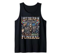 Ho Messo Il Divertimento in Funerale Tristo Mietitore Partito Bootleg Halloween Canotta