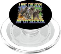 Ho messo il sexy in dislessia divertente procione Bootleg PopSockets PopGrip per MagSafe