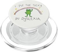 Ho messo il sexy in dislessia rana arcobaleno umorismo PopSockets PopGrip per MagSafe