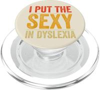 Ho messo il sexy nella dislessia divertente dislessia PopSockets PopGrip per MagSafe