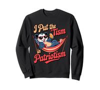 Ho Messo Il tismo nel Patriottismo Opossum in un'amaca Felpa