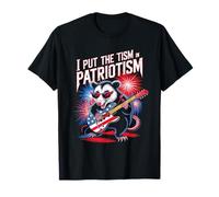 Ho Messo Il tismo nel Patriottismo suonando l'opossum di Chitarra Maglietta