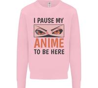 Ho Messo In Pausa Il Mio Anime Per Essere Qui Maglione Divertente Per Bambini