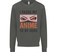 Ho Messo In Pausa Il Mio Anime Per Essere Qui Maglione Divertente Per Bambini