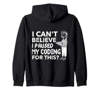 Ho Messo in Pausa Il Mio codice Divertente Felpa con Cappuccio