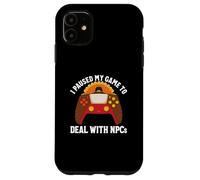 Ho messo in pausa il mio gioco per affrontare NPC Gamer Thanksgiving Custodia per iPhone 11