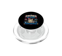 Ho messo in pausa il mio gioco per dare da mangiare a The Cat Gamer Cat Retro PopSockets PopGrip per MagSafe