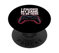 Ho messo in pausa il mio gioco per essere qui divertente giocatore PopSockets PopGrip Adesivo
