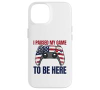 Ho messo in pausa il mio gioco per essere qui Gamer il 4 luglio Custodia per iPhone 14