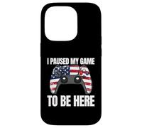 Ho messo in pausa il mio gioco per essere qui Gamer il 4 luglio Custodia per iPhone 14 Pro