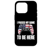 Ho messo in pausa il mio gioco per essere qui Gamer il 4 luglio Custodia per iPhone 16 Pro