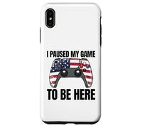 Ho messo in pausa il mio gioco per essere qui Gamer il 4 luglio Custodia per iPhone XS Max